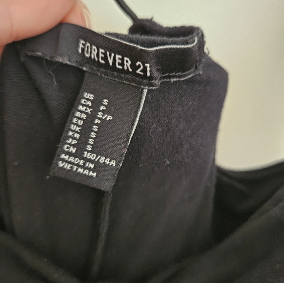 Black Cowl Neck Mini Dress - Picture 3 of 3